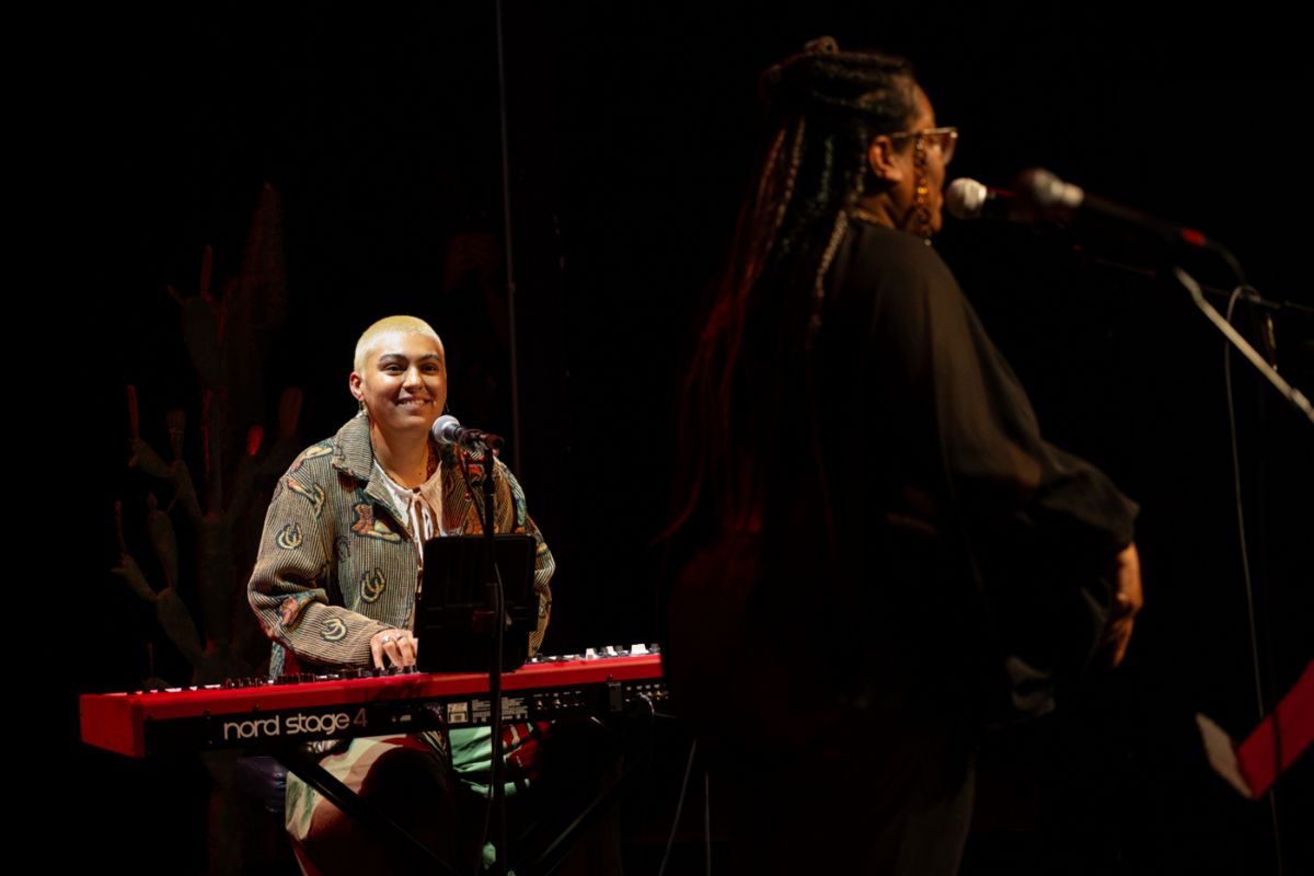 Zenon and Tea Fannie at Photos: CHRISTMAS, ARIZONA THE MUSICAL Live Soundtrack Concert at Broadway Theatre