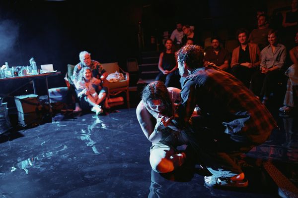 Michael Mulheren, Victoria Clark, Rebeca Robles and Ben Rosenfield Photo