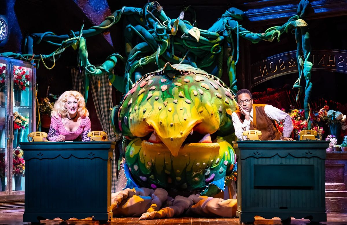 Grace Stockdale and Thomas Hobson at Photos: First Look At LITTLE SHOP OF HORRORS At La Mirada Theatre