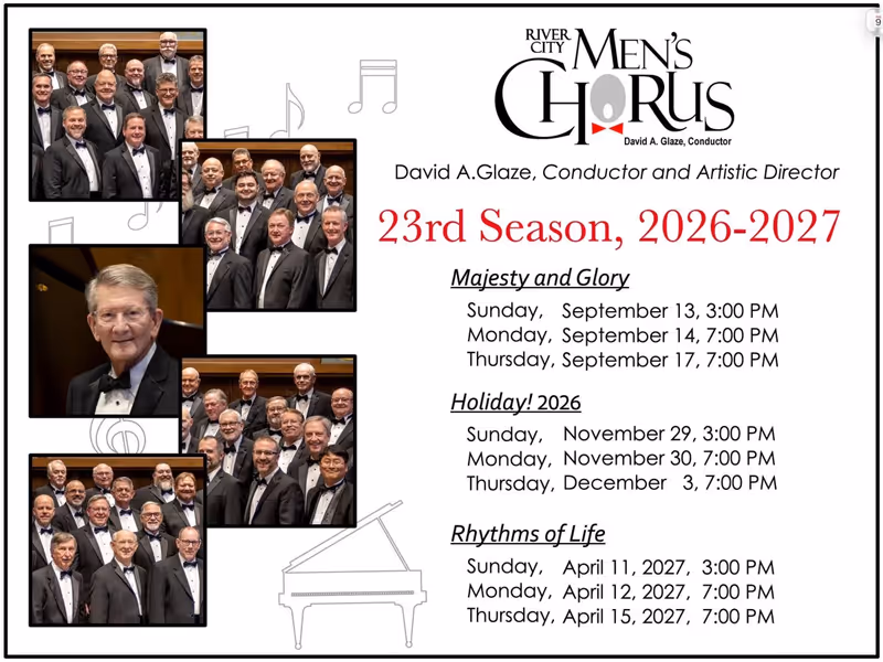 Review: MAJESTY AND GLORY WITH RIVER CITY MEN'S CHORUS at St. James UMC In Little Rock Image