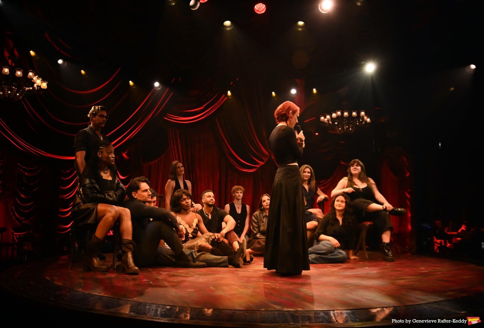 Photos: Sophia Anne Caruso and the Cast of MEMOIRS OF AMOROUS GENTLEMEN Meet the Press — photo 1 of 21