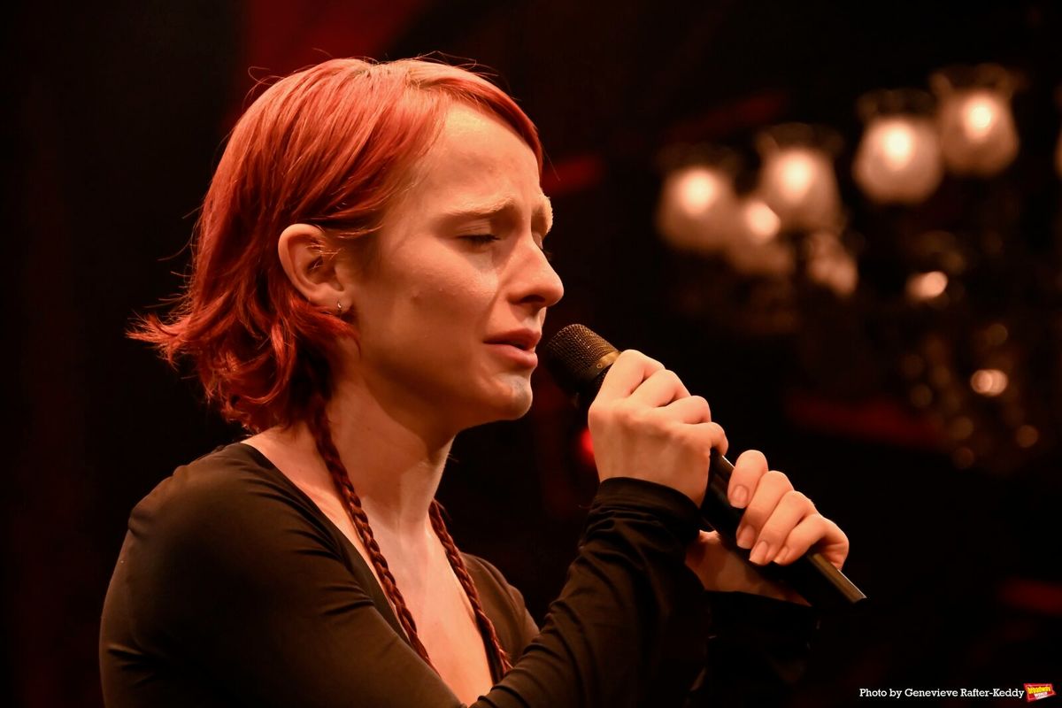 Sophia Anne Caruso at Photos: Sophia Anne Caruso and the Cast of MEMOIRS OF AMOROUS GENTLEMEN Meet the Press