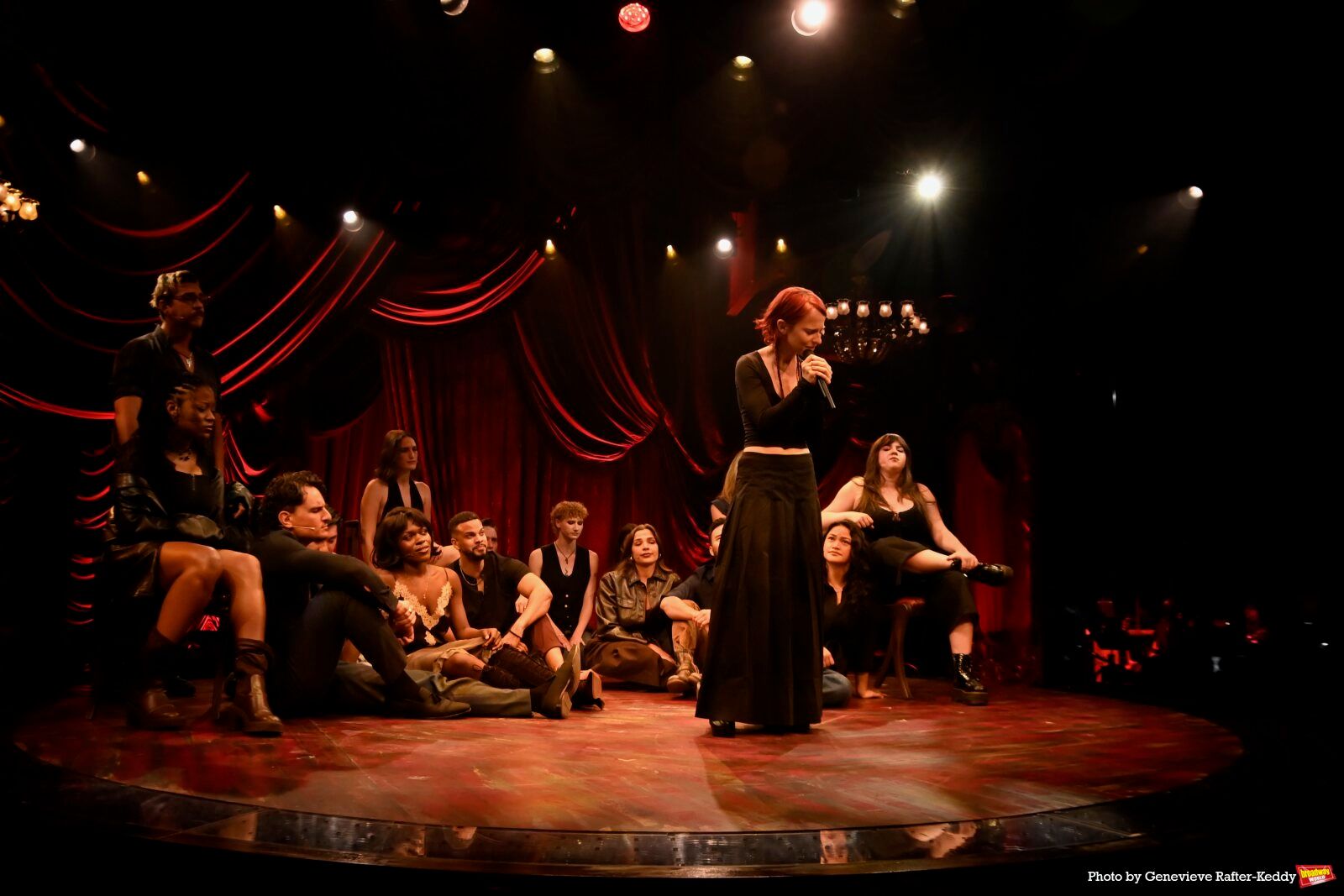 Photos: Sophia Anne Caruso and the Cast of MEMOIRS OF AMOROUS GENTLEMEN Meet the Press — photo 7 of 21