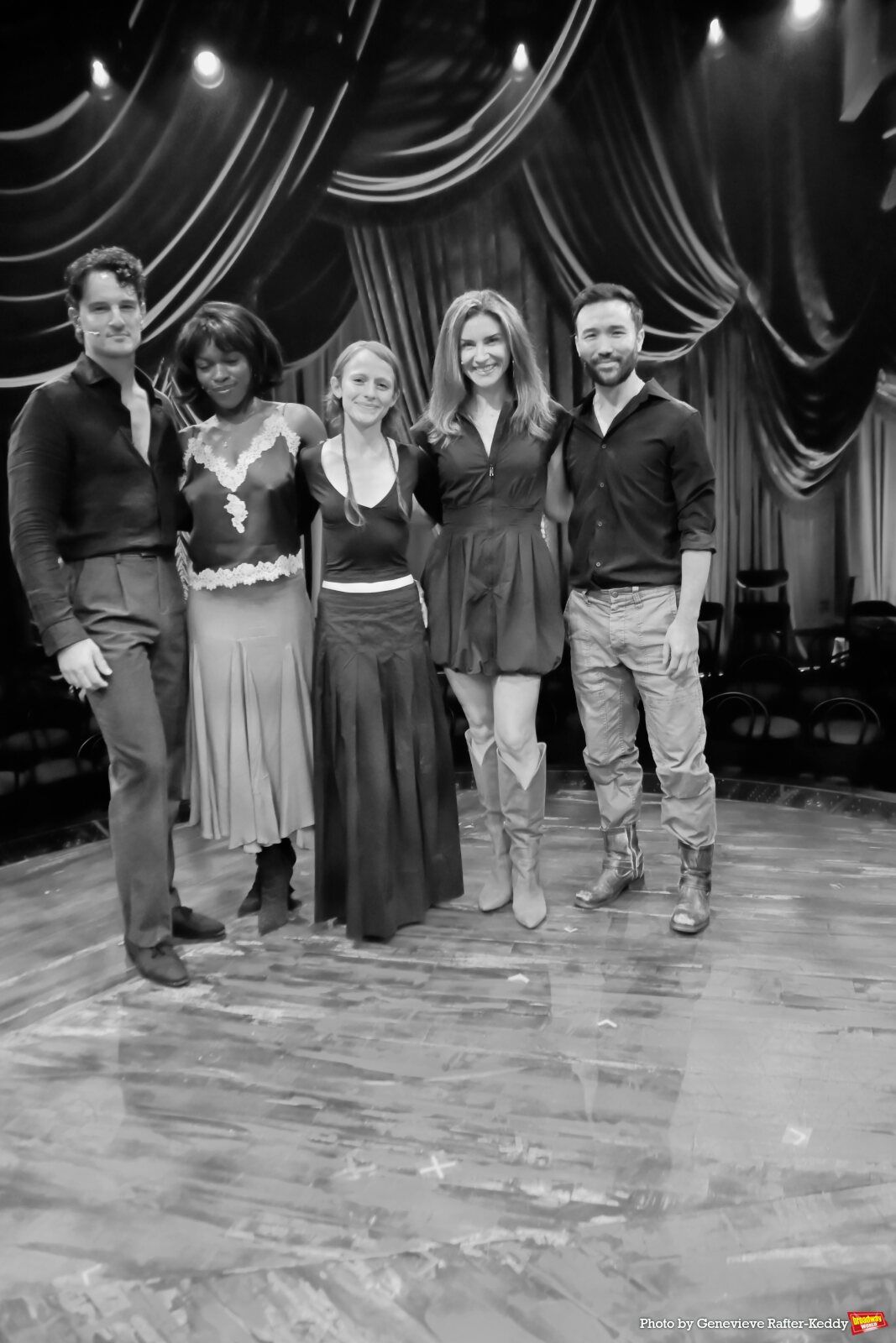 Photos: Sophia Anne Caruso and the Cast of MEMOIRS OF AMOROUS GENTLEMEN Meet the Press — photo 10 of 21