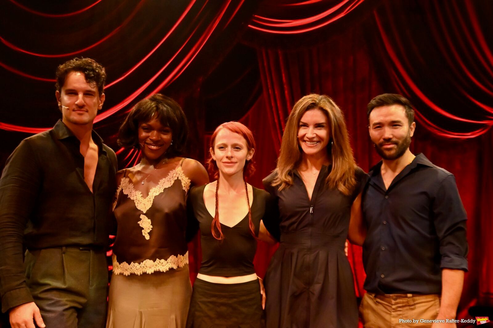 Photos: Sophia Anne Caruso and the Cast of MEMOIRS OF AMOROUS GENTLEMEN Meet the Press — photo 11 of 21