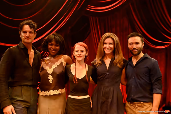 Cory Jeacoma, Nkeki Obi-Melekwe, Sophia Anne Caruso, Jenny Powers and Marc delaCruz Photo