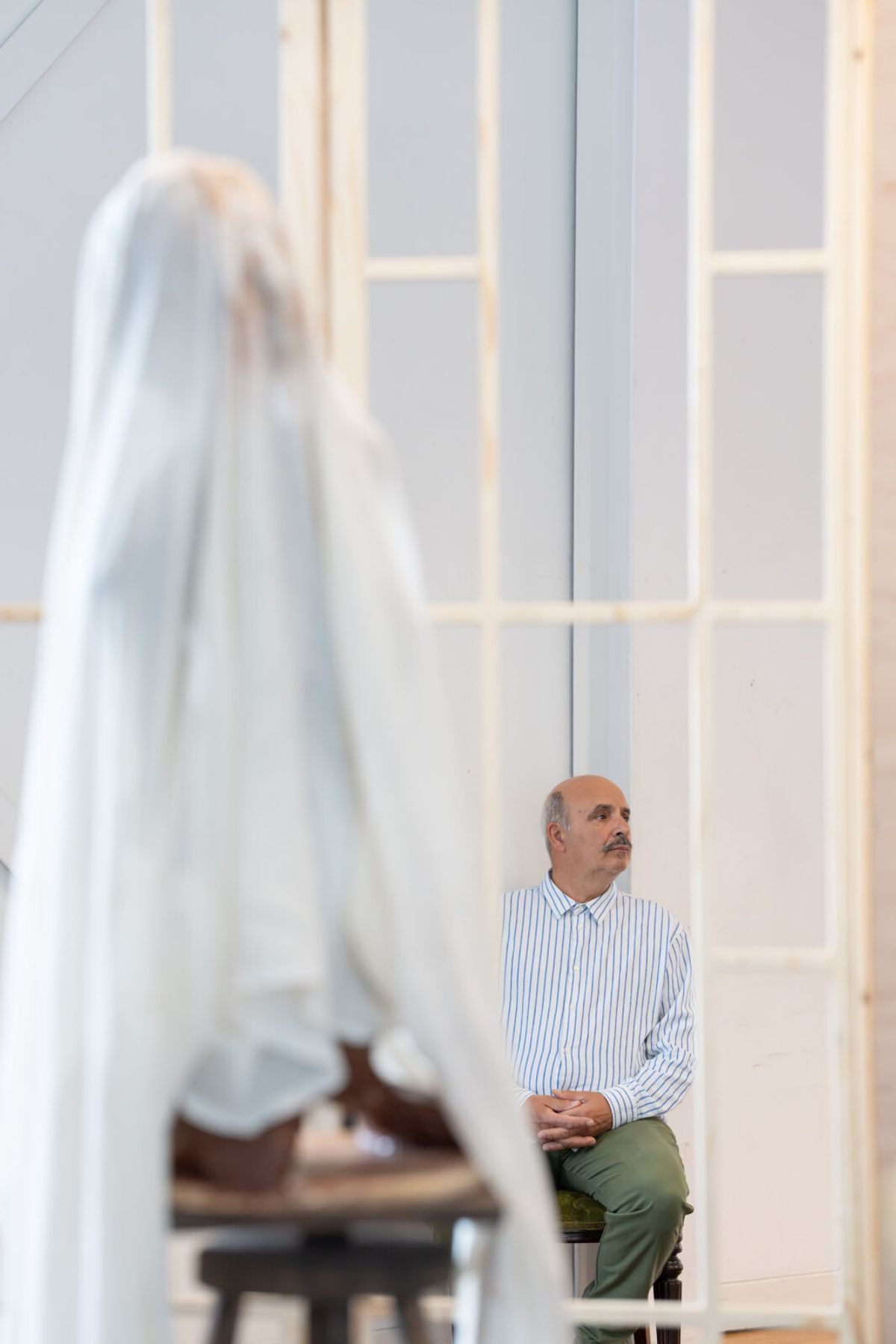 Peter Polycarpou at Photos: Peter Polycarpou and More in Rehearsal For THE HOLLOW UK and Ireland Tour