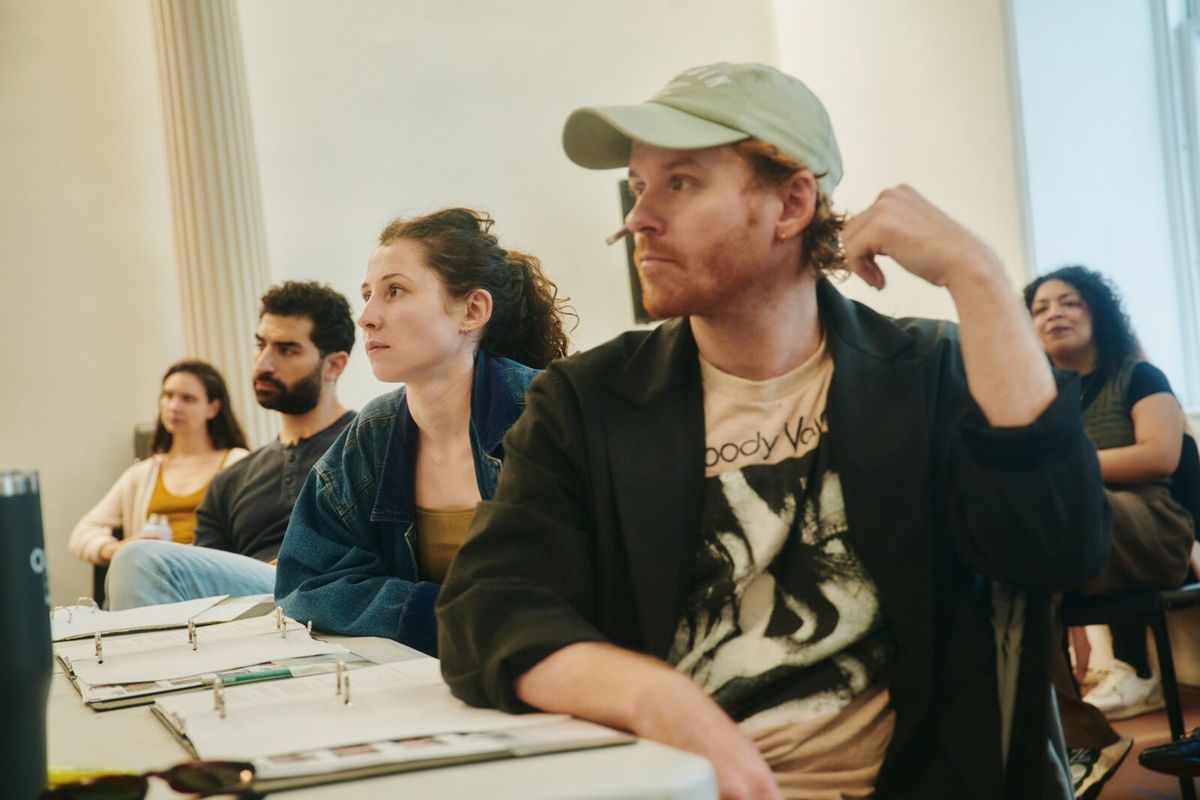 Raffi Barsoumian, Doireann Mac Mahon, Zach McNally at Photos: CLIFFORD ODETS' WAITING FOR LEFTY Cast In Rehearsals at CSC