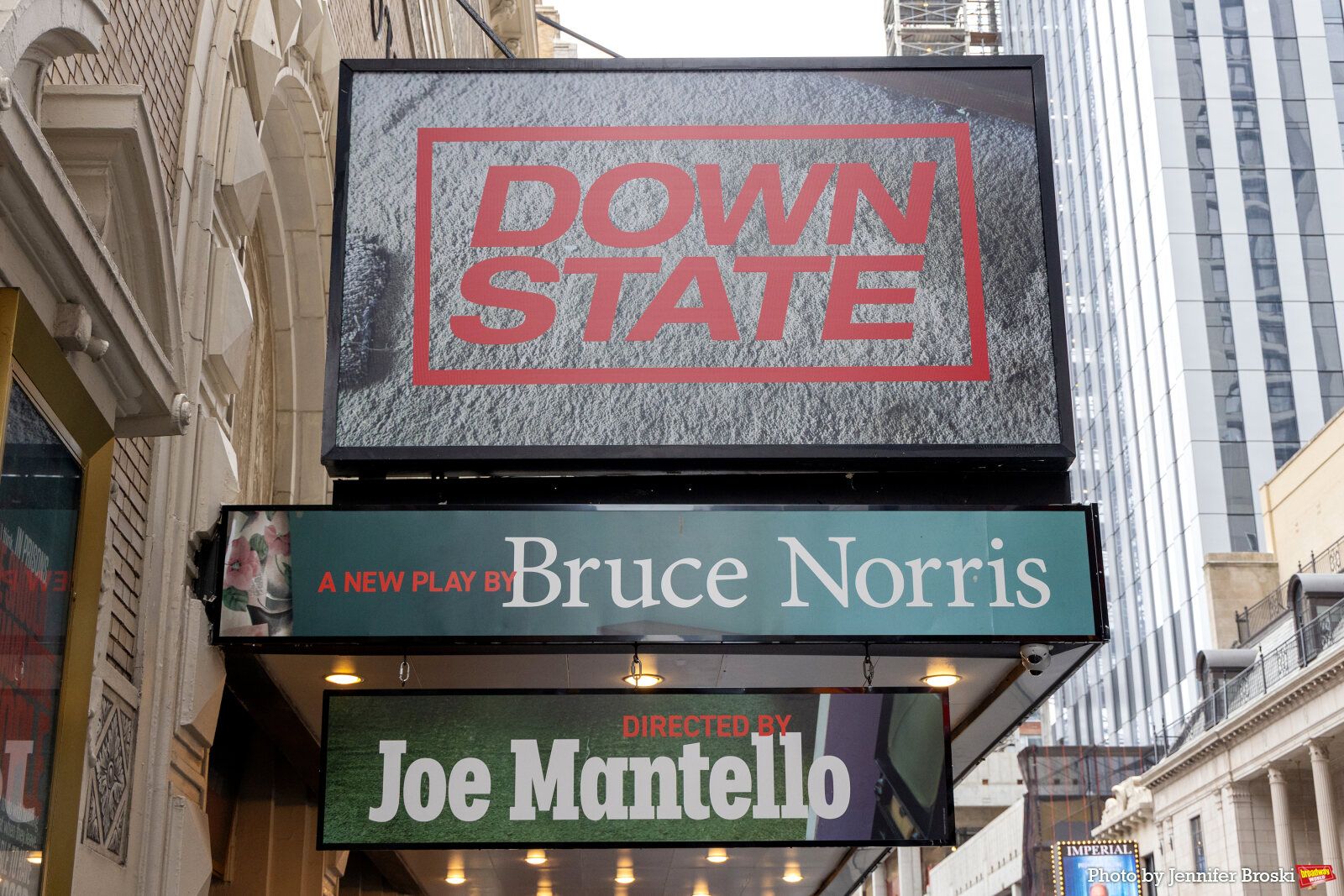 Up on the Marquee: DOWNSTATE Arrives on Broadway Image