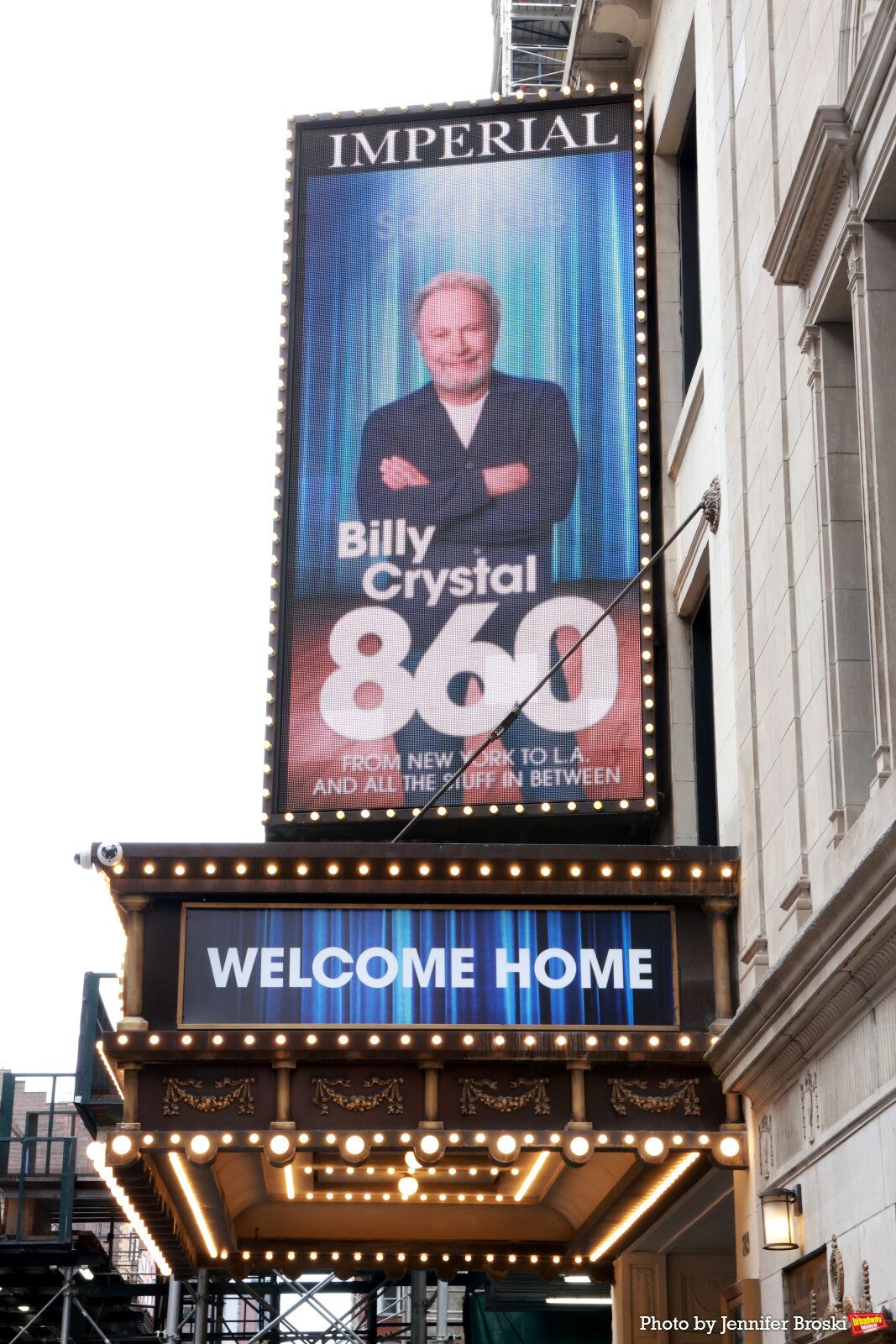 Up on the Marquee: Bill Crystal Returns to Broadway in 860 Image