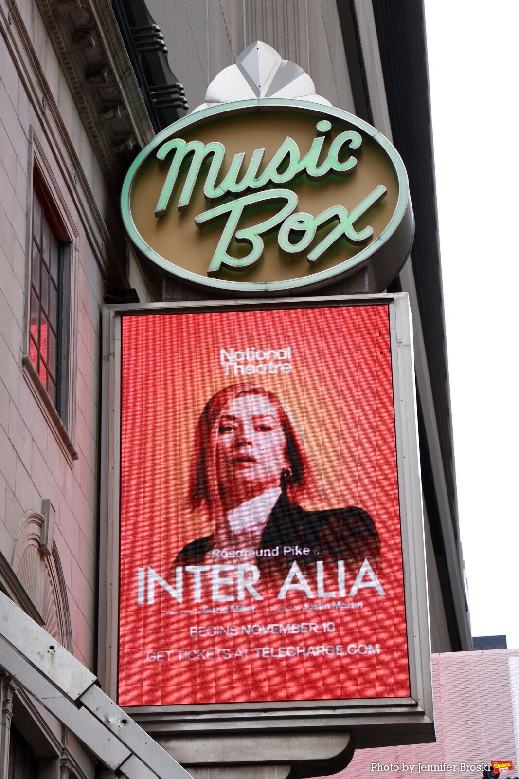 Up on the Marquee: INTER ALIA Arrives on Broadway Image