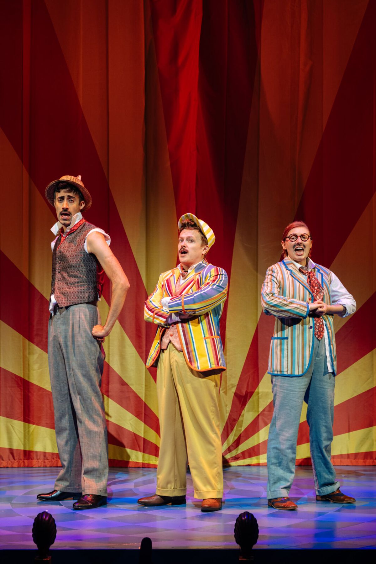 Richard David-Caine, Jonny Weldon, Bronte Barbe at Photos: THREE MEN IN A BOAT is Now Playing at Rose Theatre