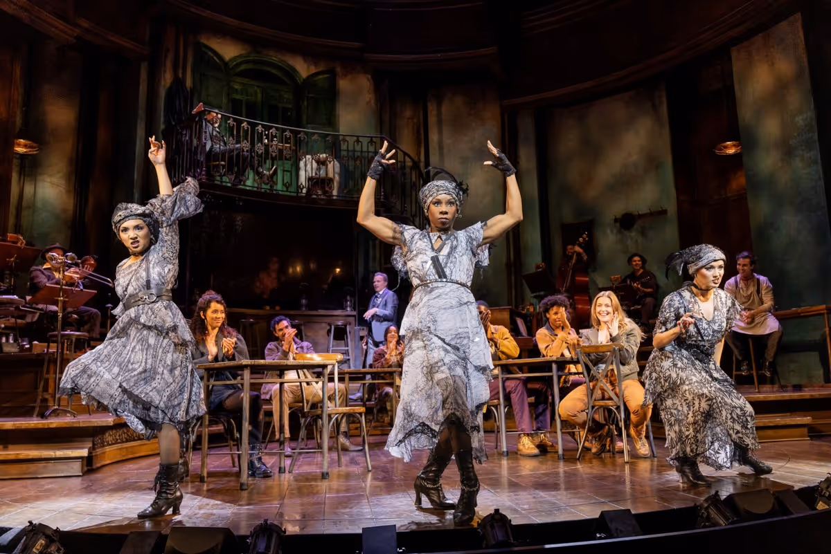 KC Dela Cruz, Khori Michelle Petinaud, Kelly Belarmino at Photos: First Look at Jasmin Savoy Brown, Kayko and More in HADESTOWN on Broadway