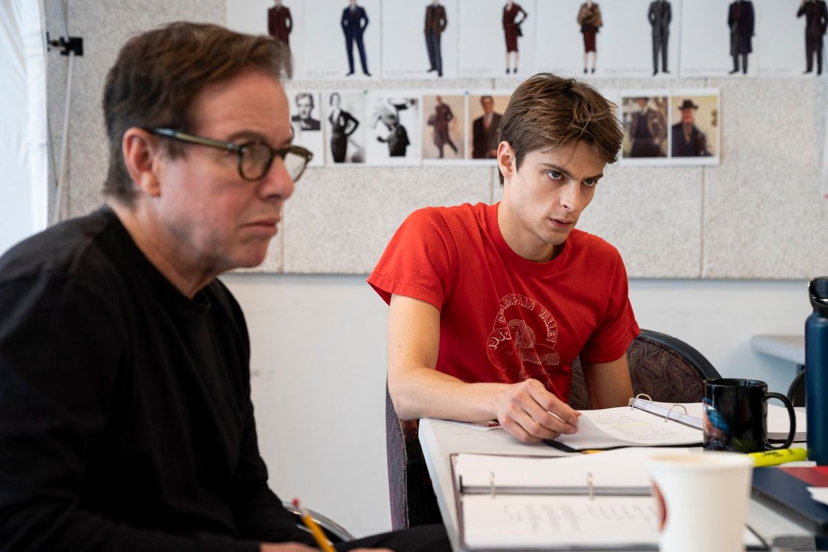 Gordon Greenberg, Corey Fogelmanis at Photos: Elizabeth Gillies and More in ROPE Rehearsals