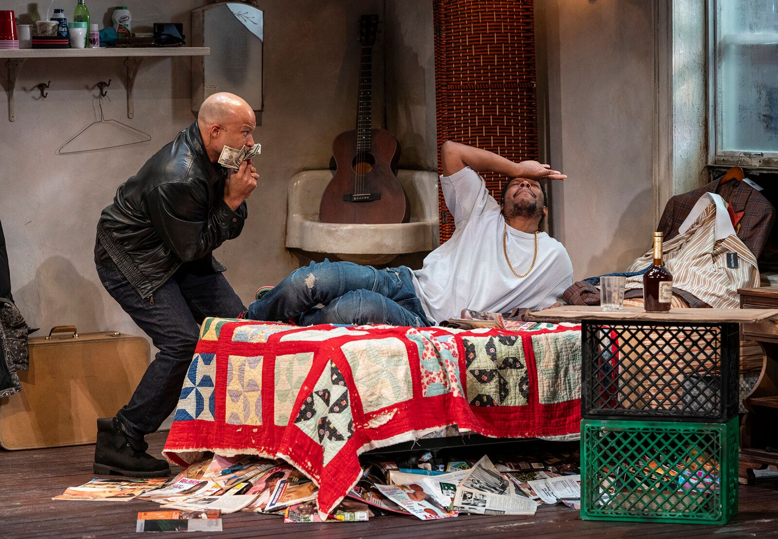 Photos: Glenn Davis and Namir Smallwood in TOPDOG/UNDERDOG at Steppenwolf Theatre — photo 1 of 29