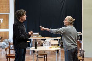 Stephen Mangan and Kristin Scott Thomas Photo