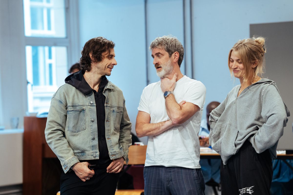 Ed Coleman, Ryan Pope, Grace, Jabbari at Photos:  KING LEAR in Rehearsal at the Royal Exchange Theatre