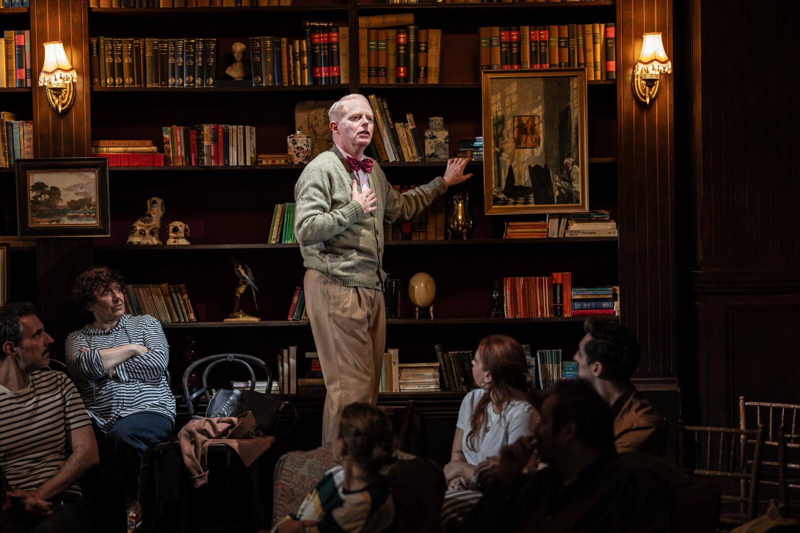 Photos: Jesse Tyler Ferguson and Charlotte d'Amboise in TRU at the Menier Chocolate Factory — photo 7 of 16