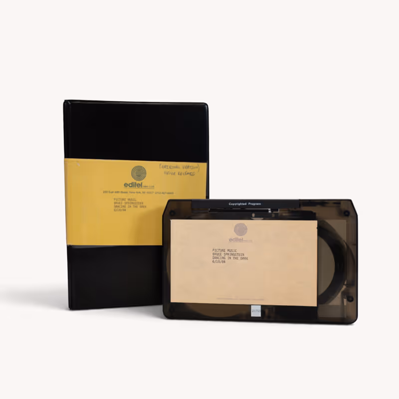 Photos: Bruce Springsteen's Rejected 1984 DANCING IN THE DARK Video Master Heads to Auction — photo 2 of 9