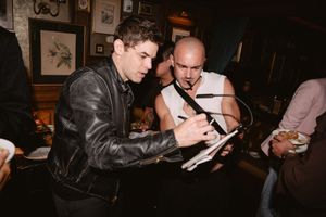 Jeremy Jordan, Artist Chris Lloyd @ BroadwayWorld Jeremy Jordan, Artist Chris Lloyd Photo