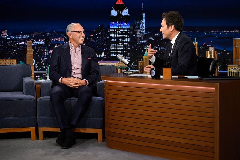 Photos: THE TONIGHT SHOW STARRING Jimmy Fallon Features Karl-Anthony Towns, Sienna Miller — photo 3 of 4