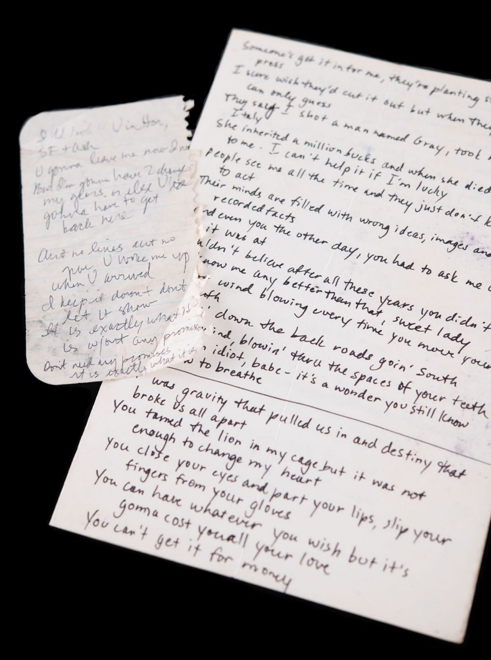 Photos: Bob Dylan's BLOOD ON THE TRACKS Lyrics Sell for $290,404 at Auction — photo 7 of 12