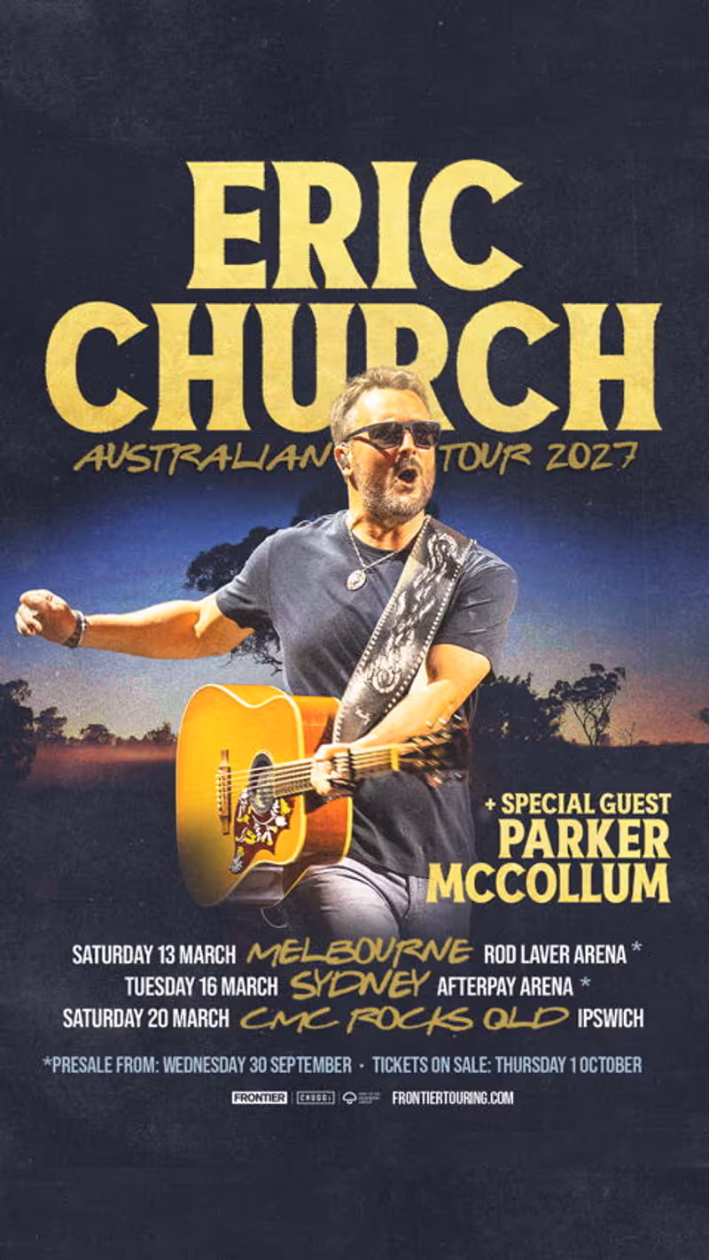 Photos: Eric Church to Make Australian Headline Debut — photo 2 of 5