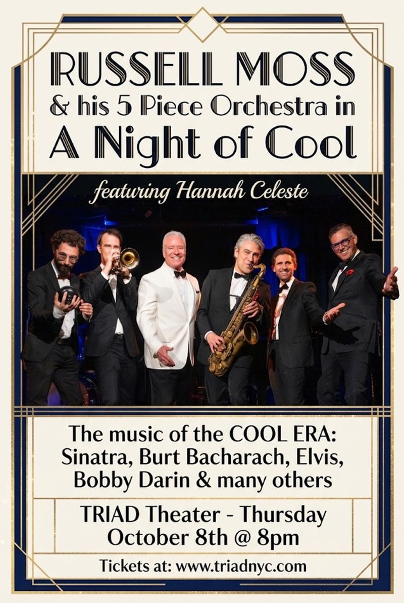 Photos: Russell Moss to Perform A NIGHT OF COOL at The Triad, October 8 — photo 1 of 4
