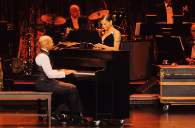 Brandon Victor Dixon, Audra McDonald Photo