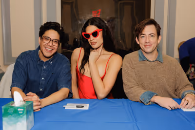 George Salazar, Valentina, Kevin McHale Photo