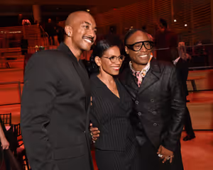 NEW YORK, NEW YORK - SEPTEMBER 28: (L-R) Christian Dante White, Audra McDonald and Billy Porter attend the Shuffle Along Cast Party at Rose Theater, Jazz at Lincoln Center on September 28, 2026 in New York City. (Photo by Bryan Bedder/Getty Images for Lincoln Center) @ BroadwayWorld NEW YORK, NEW YORK - SEPTEMBER 28: (L-R) Christian Dante White, Audra McDonald and Bi Photo