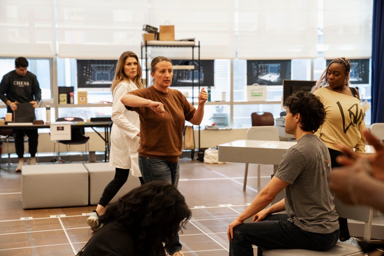 Photos: Inside Rehearsals with thee Cast of THE HEART — photo 7 of 9