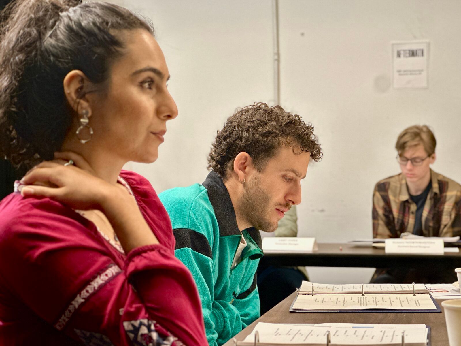 Photos: Inside Rehearsals for David's Zax's AFTERMATH — photo 5 of 7
