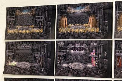 Scenic design renderings by Paul Tate dePoo III Photo