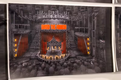 Scenic design renderings by Paul Tate dePoo III Photo