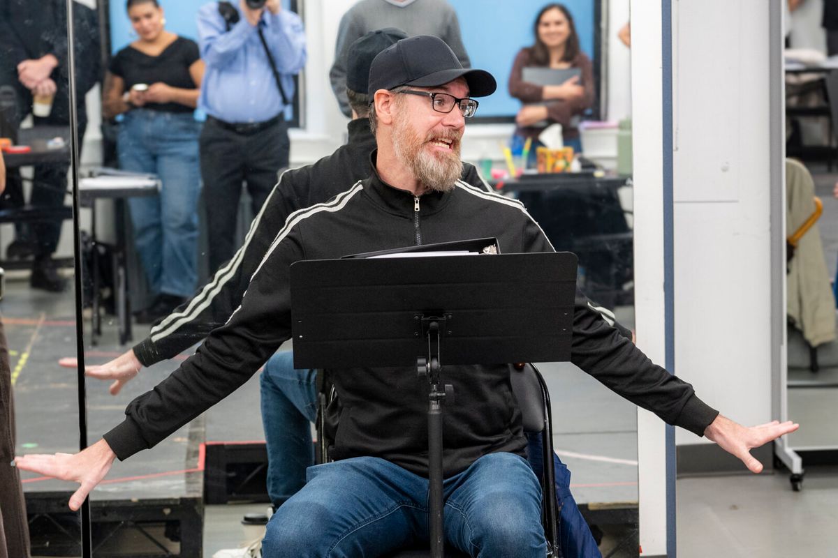 Matthew Patrick Quinn at Photos: Taylor Iman Jones, Sky Lakota-Lynch and More in THE KING'S CRITIQUE Rehearsals