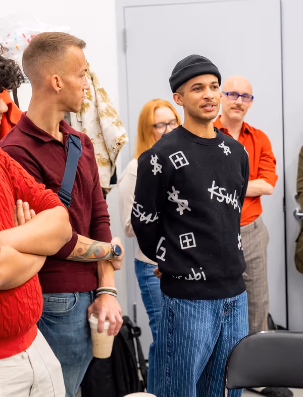production manager Joe Trainor (Aurora Productions) and producer Jordan Fisher Photo