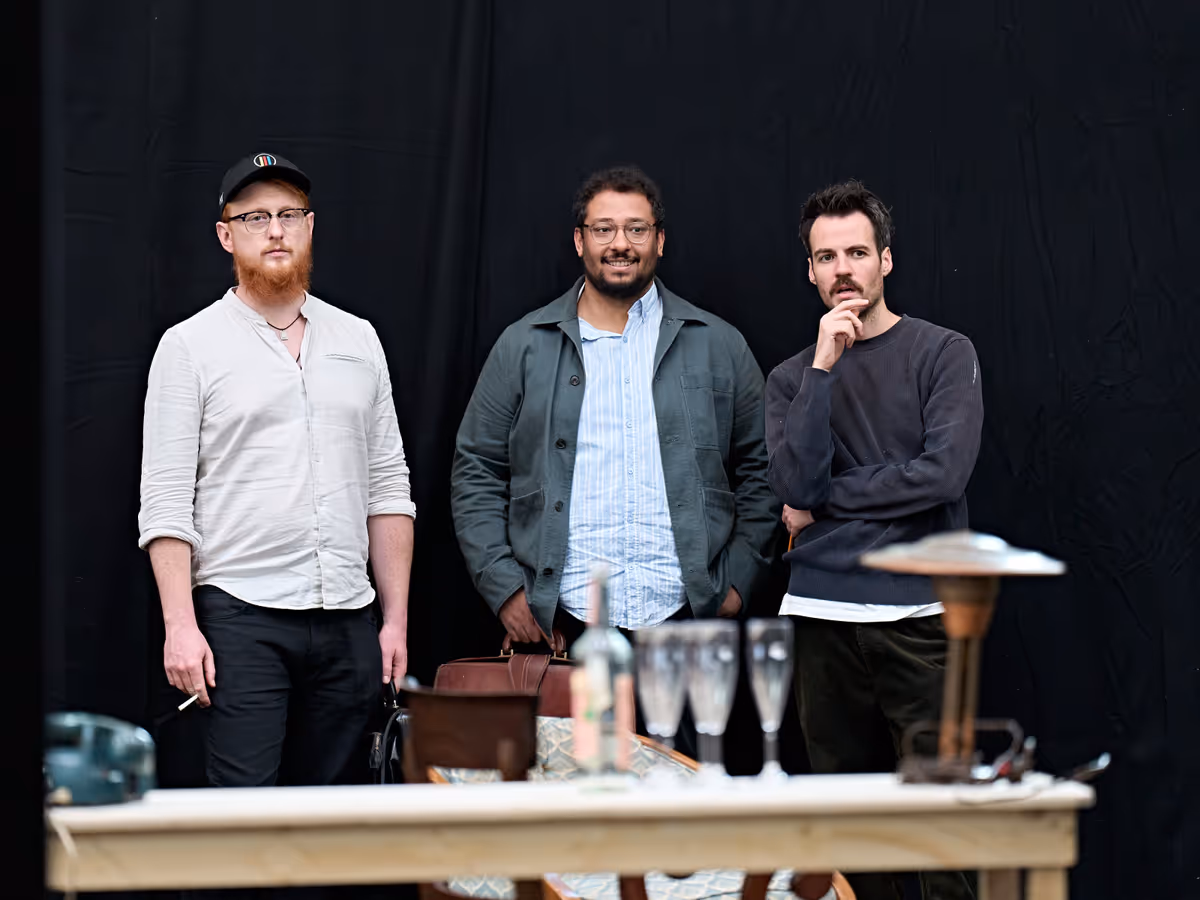 Jake Benson, Irfan Shamji, Calum Finlay at Photos: Keira Knightley and More in Rehearsal For THE LIVES OF OTHERS