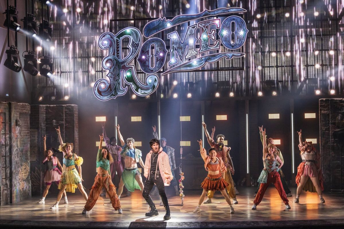 Spencer Sutherland and the cast at Photos: Anthony Gargiula, Spencer Sutherland and Kenzie Ziegler in & JULIET