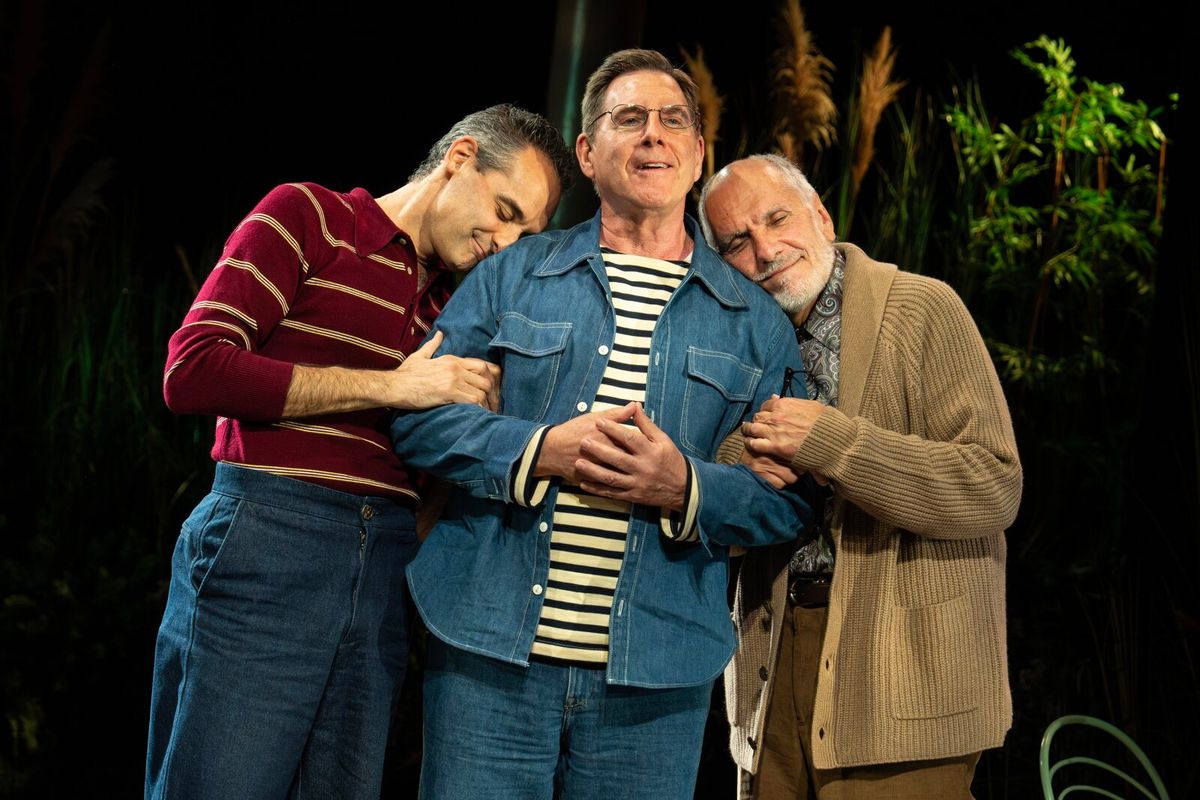 Jonathan Raviv, Tim Bagley, and Michael Cristofer at Photos: First Look at Ryan J. Haddad's GOOD TIME CHARLIE at The Public Theater