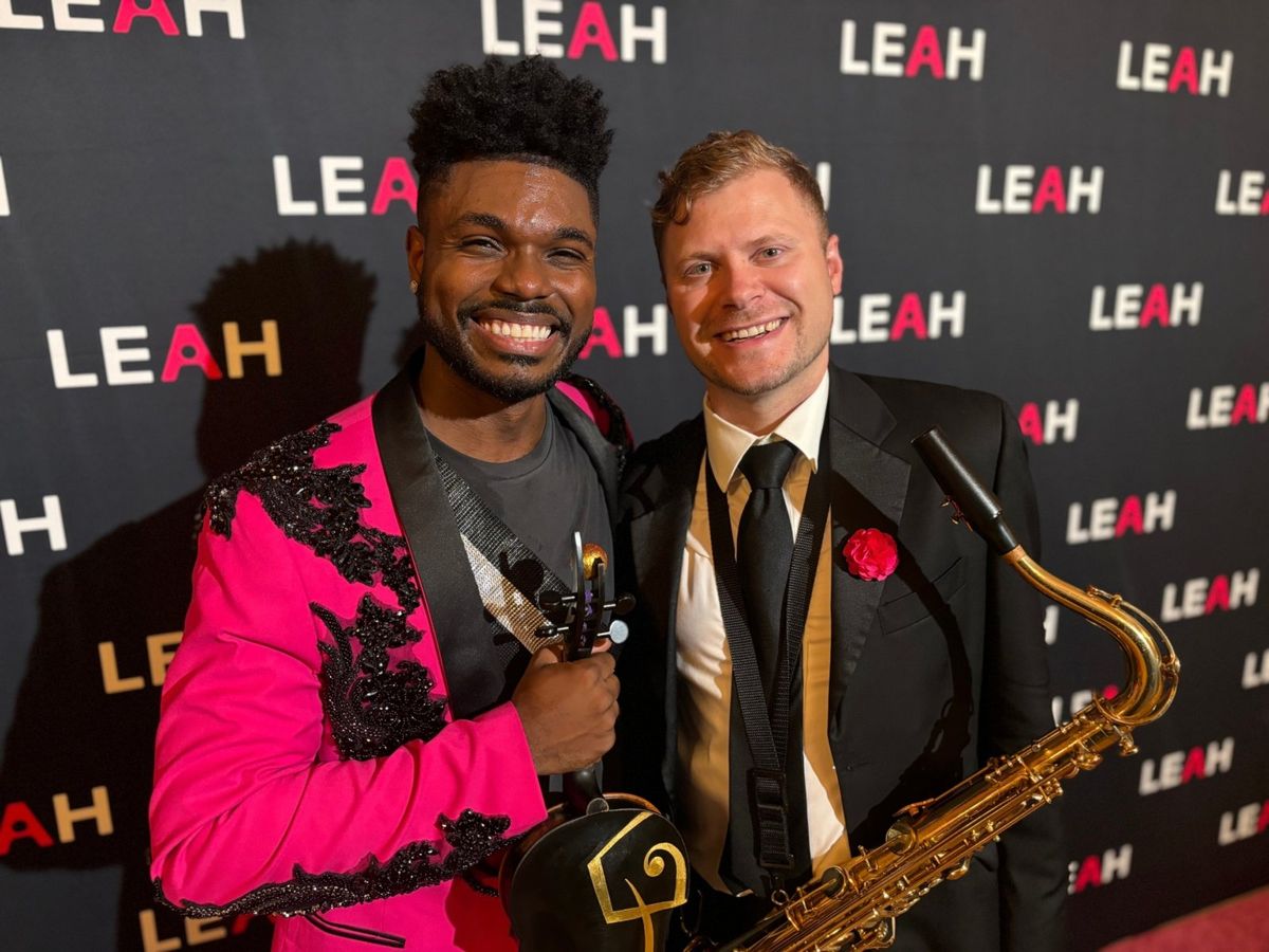 Dr. Edward W. Hardy and Eric Pierce at Photos: Dr. Edward W. Hardy Leads Orchestra at HARMONY DELIVERED Installation