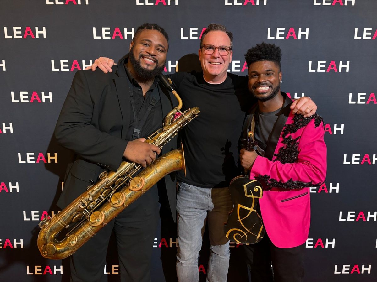 Jonathan Gilbert, Aaron Griffiths, and Dr. Edward W. Hardy. at Photos: Dr. Edward W. Hardy Leads Orchestra at HARMONY DELIVERED Installation