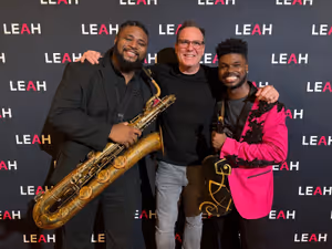Jonathan Gilbert, Aaron Griffiths, and Dr. Edward W. Hardy. @ BroadwayWorld Jonathan Gilbert, Aaron Griffiths, and Dr. Edward W. Hardy. Photo