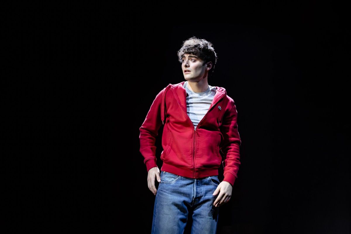 Noah Schnapp (Dylan) at Photos: Noah Schnapp and More in AFFLUENZA at Riverside Studios