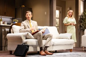 Rupert Young (Brad) and Juliet Cowan (Ellen) @ BroadwayWorld Rupert Young (Brad) and Juliet Cowan (Ellen) Photo
