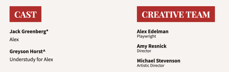 Stage Mag Spotlight: Capital Stage's ALEX EDELMAN'S JUST FOR US Image