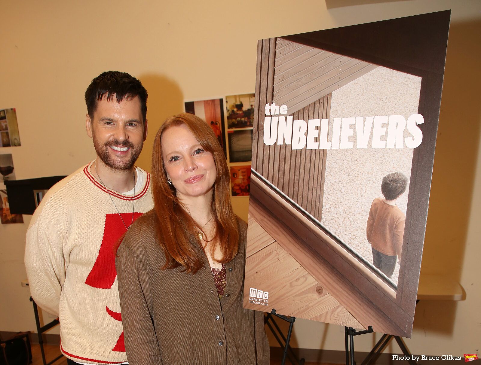 Photos: The Cast of Manhattan Theatre Club's THE UNBELIEVERS Meets the Press — photo 14 of 28