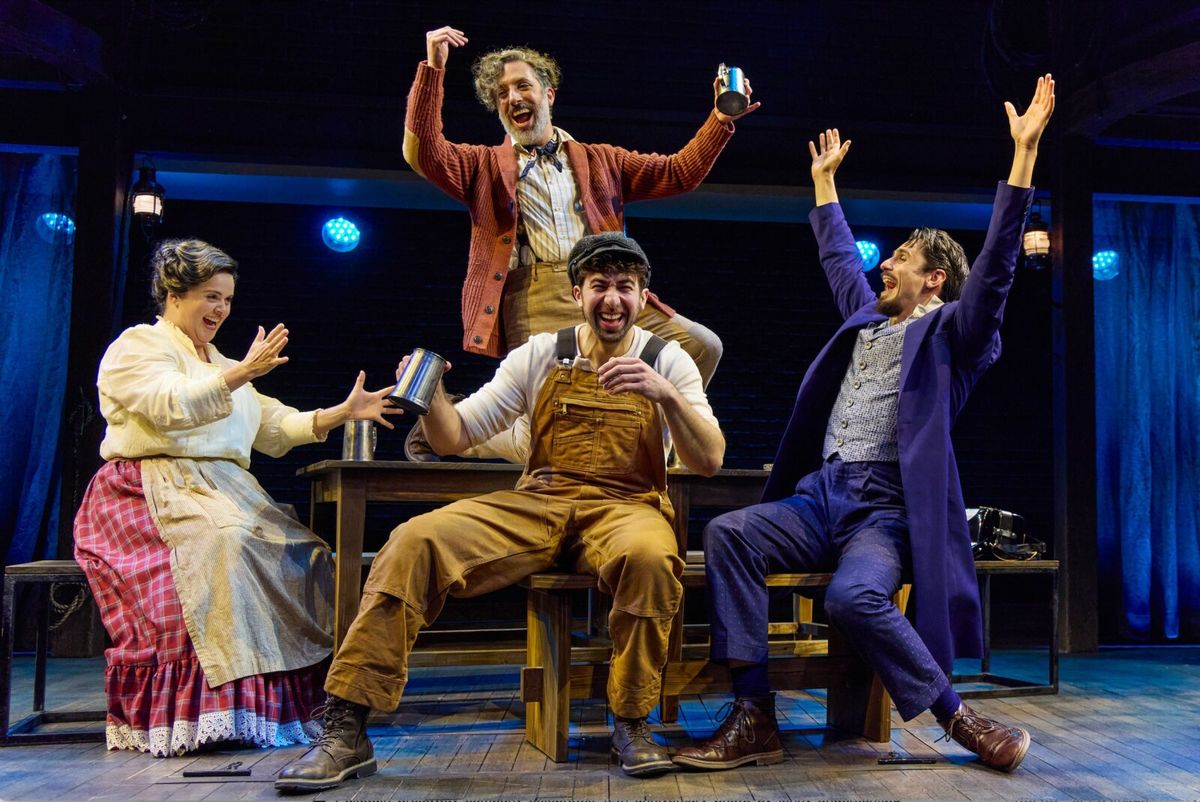 Amelia Cormack, Jed Feder, Bobby Conte and (top) Alexander Sovronsky at Photos: Bobby Conte and More in COPPERFIELD! Off-Broadway