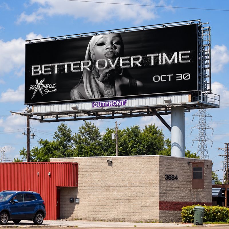 Photos: BigXthaPlug Announces BETTER OVER TIME Features With Hometown Billboards — photo 6 of 9