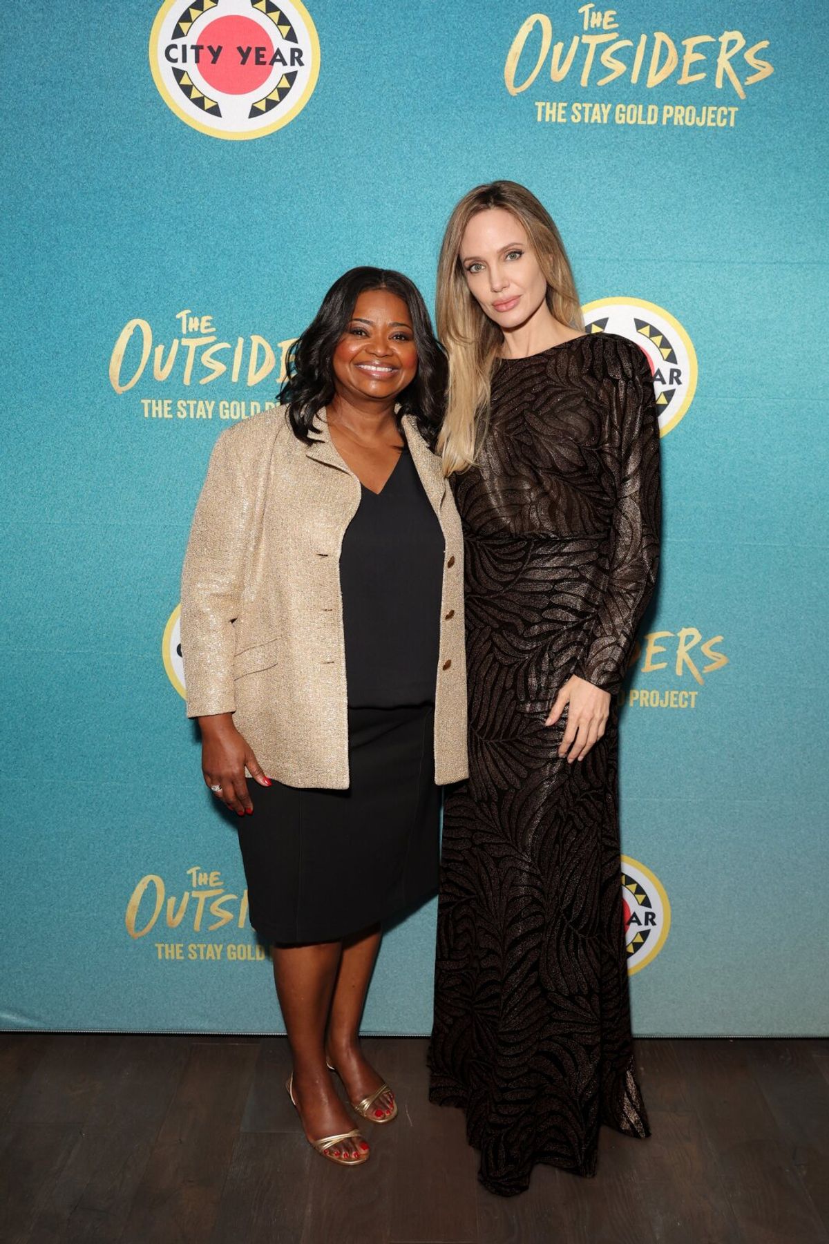 Octavia Spencer and Angelina Jolie at Photos: Angelina Jolie and More Launch THE OUTSIDERS' Stay Gold Project